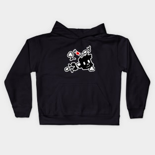 Crunchy zombie boy Kids Hoodie